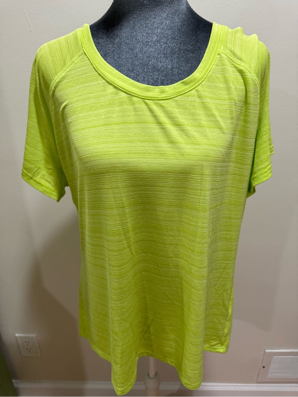 Women's Neon Lime Short Sleeve Crew Tee